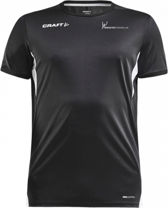 Craft - Ringsted Tennis Game T-Shirt Men - Czarny & biały
