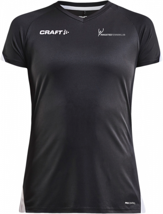 Craft - Ringsted Tennis Game T-Shirt Women - Nero & bianco