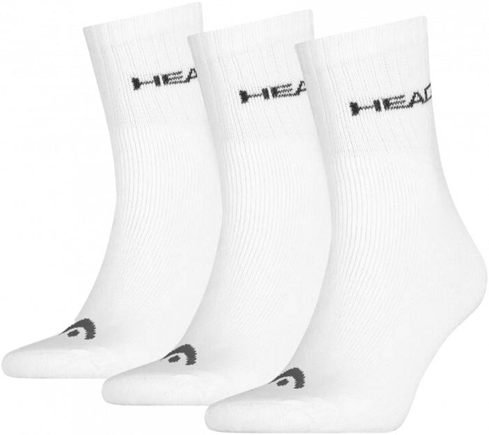 Head - Tennis 3-Piece Club Socks - White